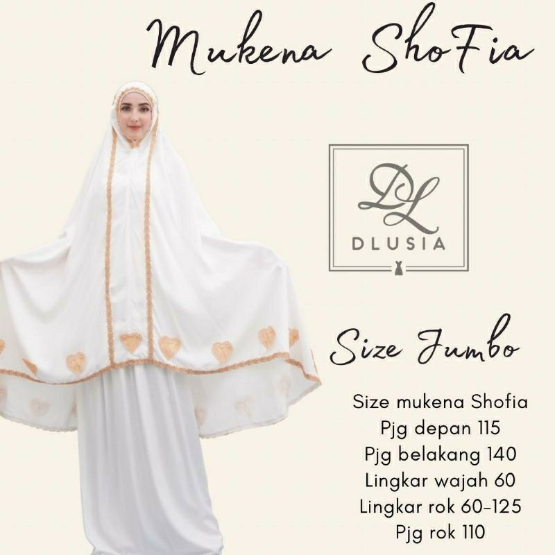 DLUSIA MUKENA SHOFIA JUMBO ORY