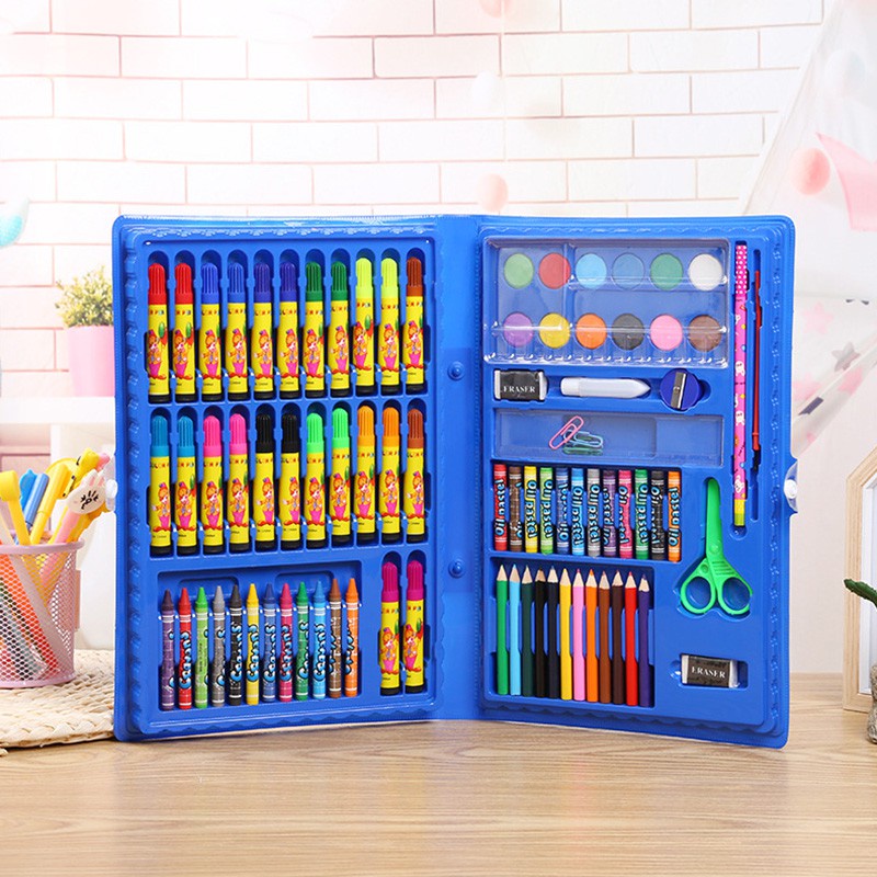 

Crayon Set Isi 86 Pensil Warna Cat Air Alat Lukis Karakter Stationary Color Pencil