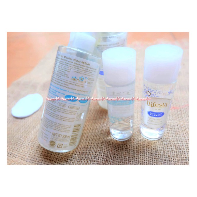 Bifesta Sebum Brightup Water 2in1 Pembersih Muka Bi Festa 90ml Sebum dan Brighten Bifiesta