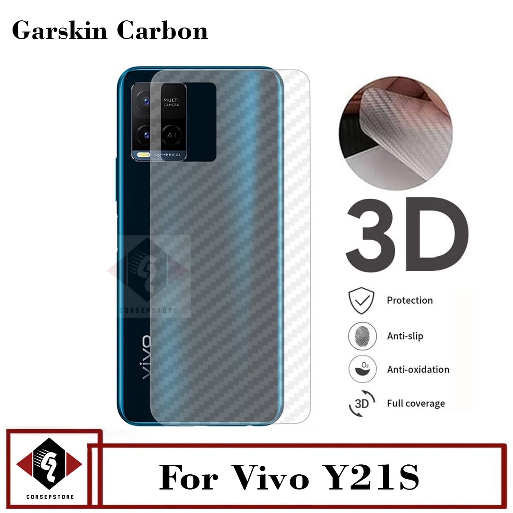 Promo Garskin Vivo Y21S / Y21 / Y33S Back Skin Pelindung Belakang HP