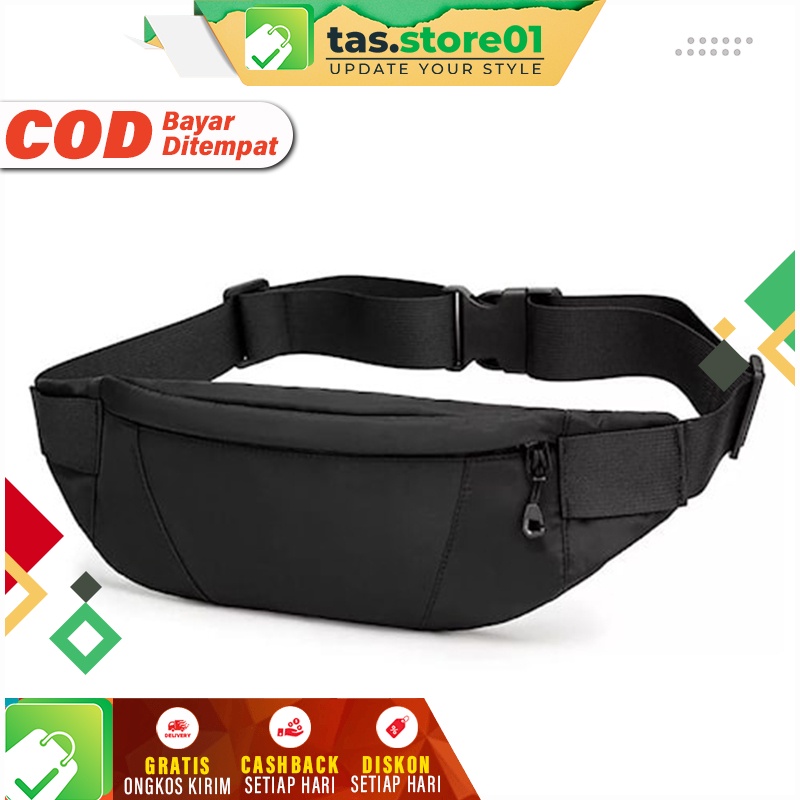 Waistbag Pria Waisbag Tas Selempang Cowok Keren Wastbag Slempang Depan Cowo Westbag Fashion Korean S