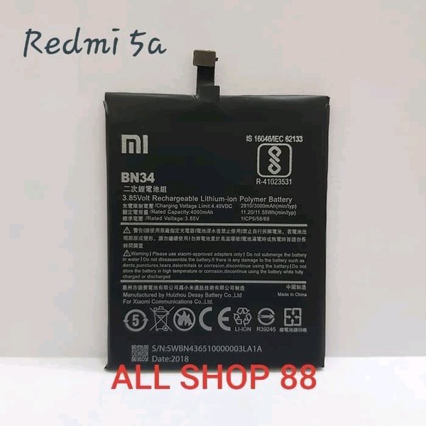 Promo BATRE XIAOMI REDMI 5A BN34 ORIGINAL