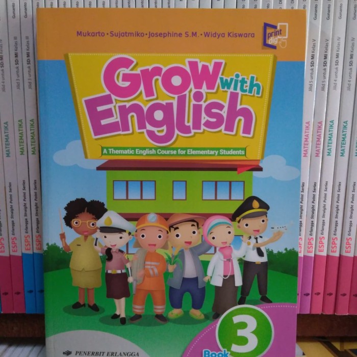 

❤BISA COD❤ GROW WITH ENGLISH KELAS 3 SD ERLANGGA