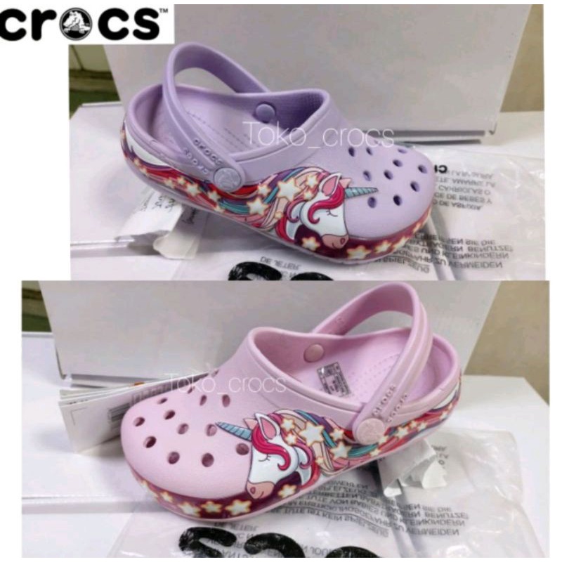 Sandal anak anak / crocs anak litle pony unicorn / corcs anak original unicorn / sandal crocs anak