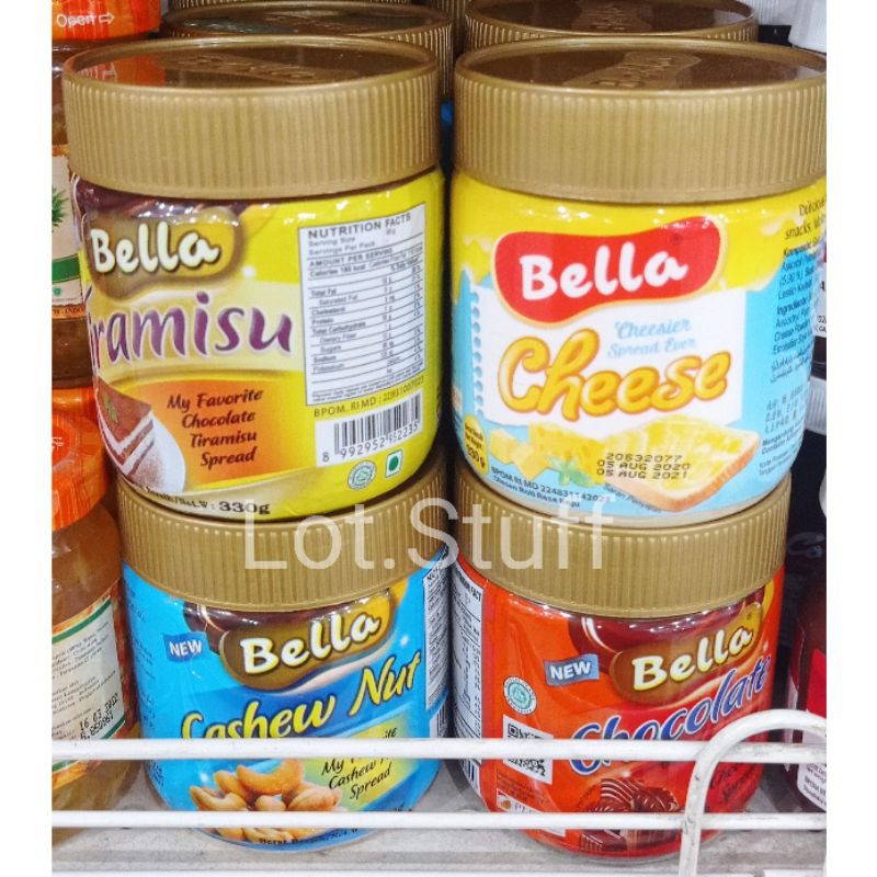 

Bella Topping Selai Untuk Roti dan Dessert Botol Plastik 330gr