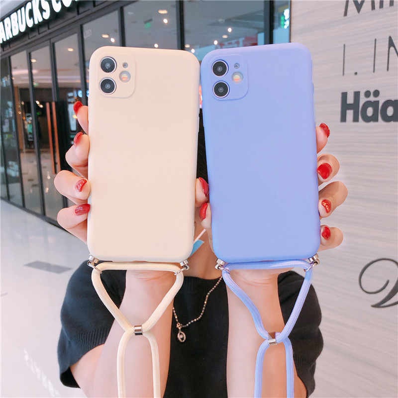 [MT] Softcase Tali For All Type Vivo  Y12 - Y20 - Y12s - Y30 - y17 - Y1s - Y91c Case Tali Macaroon