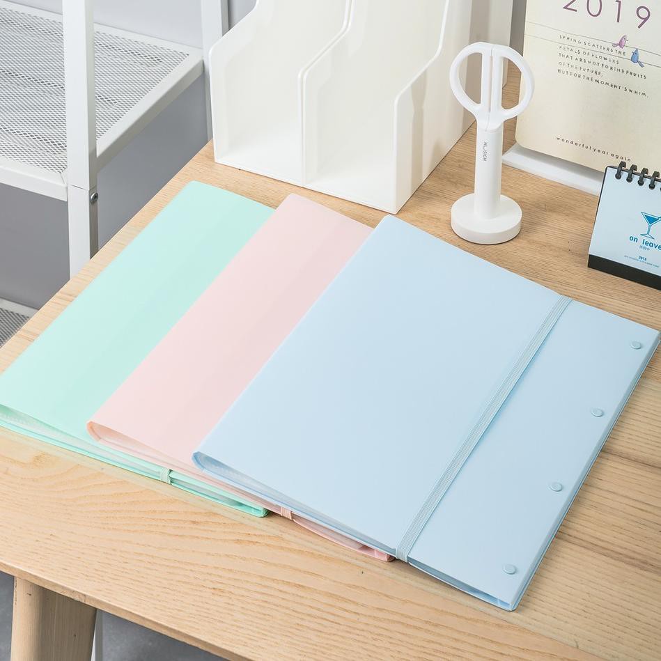 

DELI Clear Holder / Display Book / Map Plastik Dokumen A3 Warna Pastel Lucu EB02912