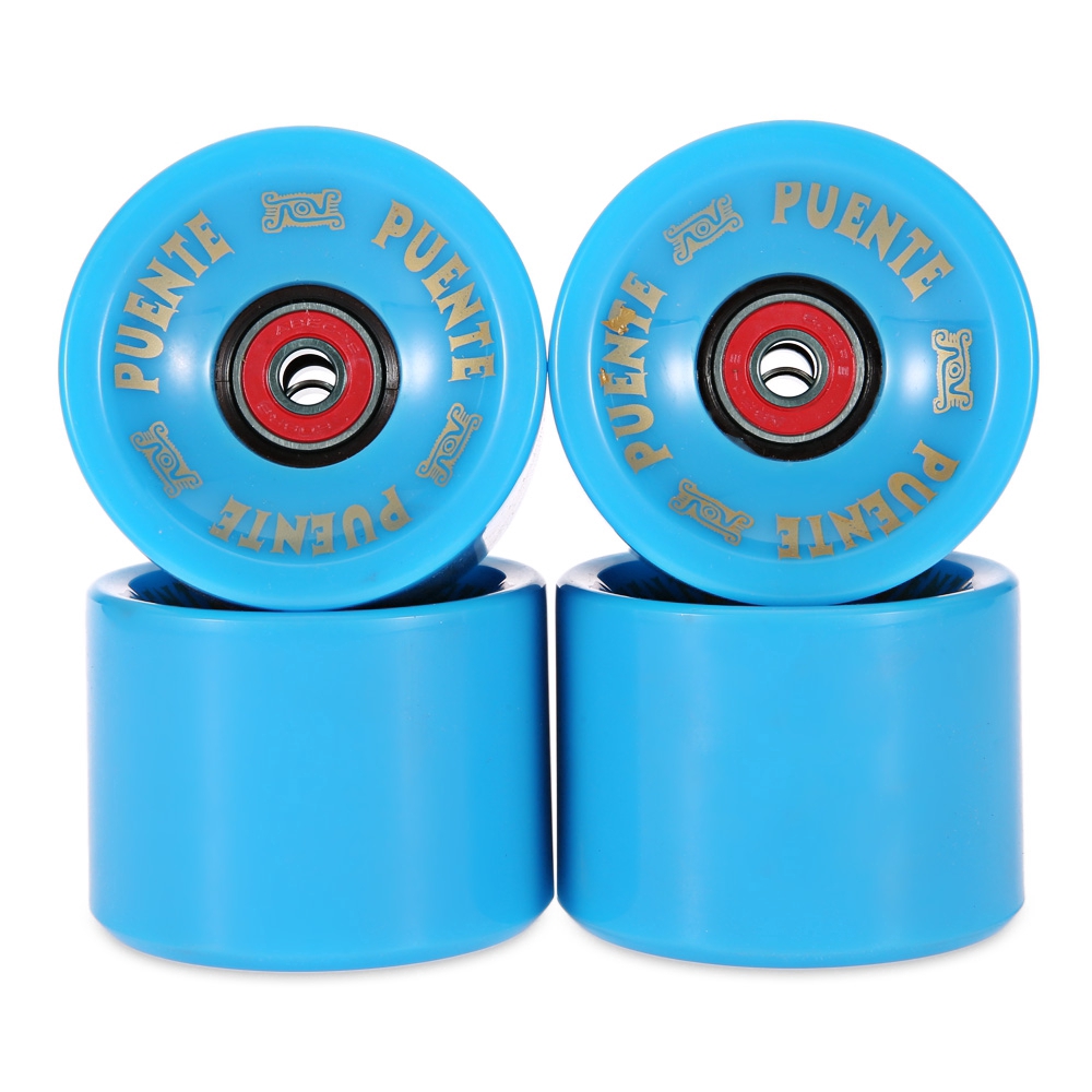 4pcs Roda Skateboard Bahan pu Ukuran 70x51mm Untuk Outdoor