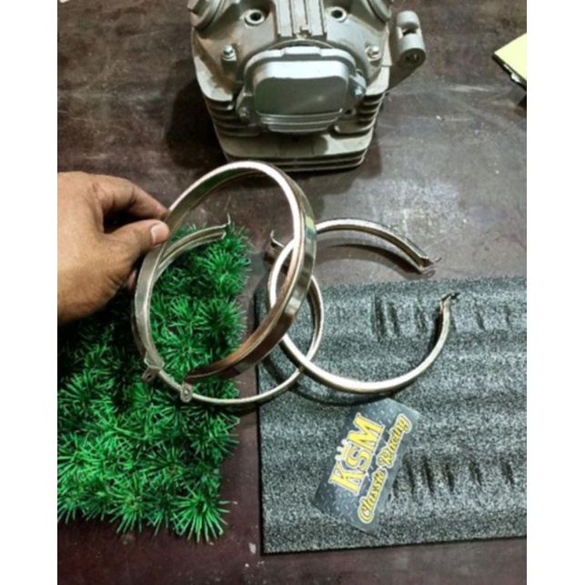 ring batok L2G/Batok YL (crome) list lampu/ring lampu depan/lis batok lampu