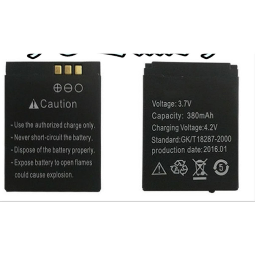 Unik Baterai Smart watch LQ-S1 DZ09 U9 Jam Tangan HP Smartwatch Battery Ori Bagus