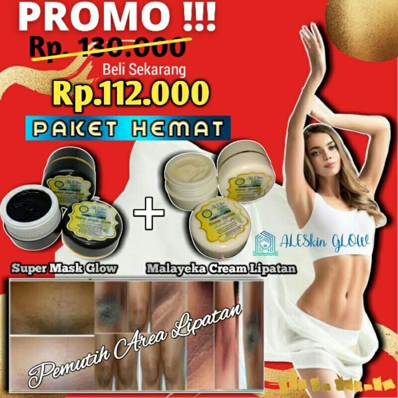 PAKET HEMAT PEMUTIH KETIAK CREAM MASKER dan Selangkangan Ampuh Bokong Pantat Siku Wajah Lutut Hitam