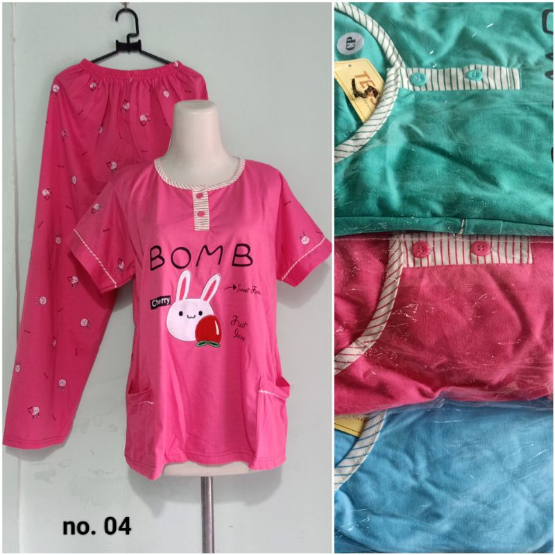 Babydoll TESSA standar cp lengan pendek - sleepwear-3