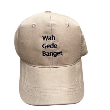 Topi baseball ediko bahan rafel premium pengait cakop besi pria wanita-gede banget hitam