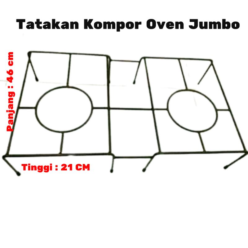 Dudukan Kompor JUMBO Tatakan Kompor Oven Jumbo double 712 BGX