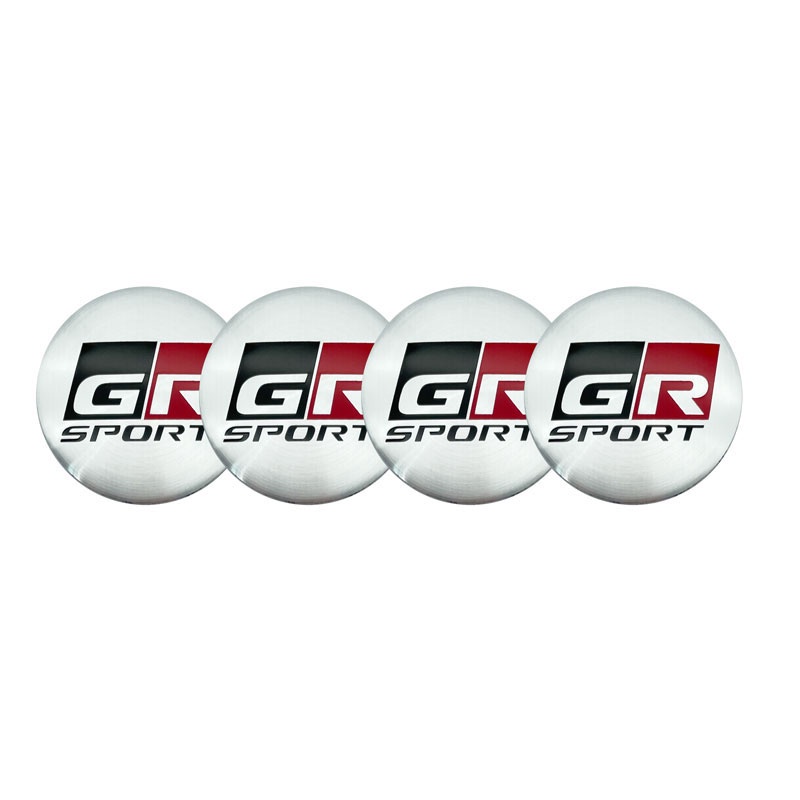 4pcs Stiker Emblem Logo GR Sport Untuk Mobil Toyota TRD Sport C-HR RAV4 Camry Corolla