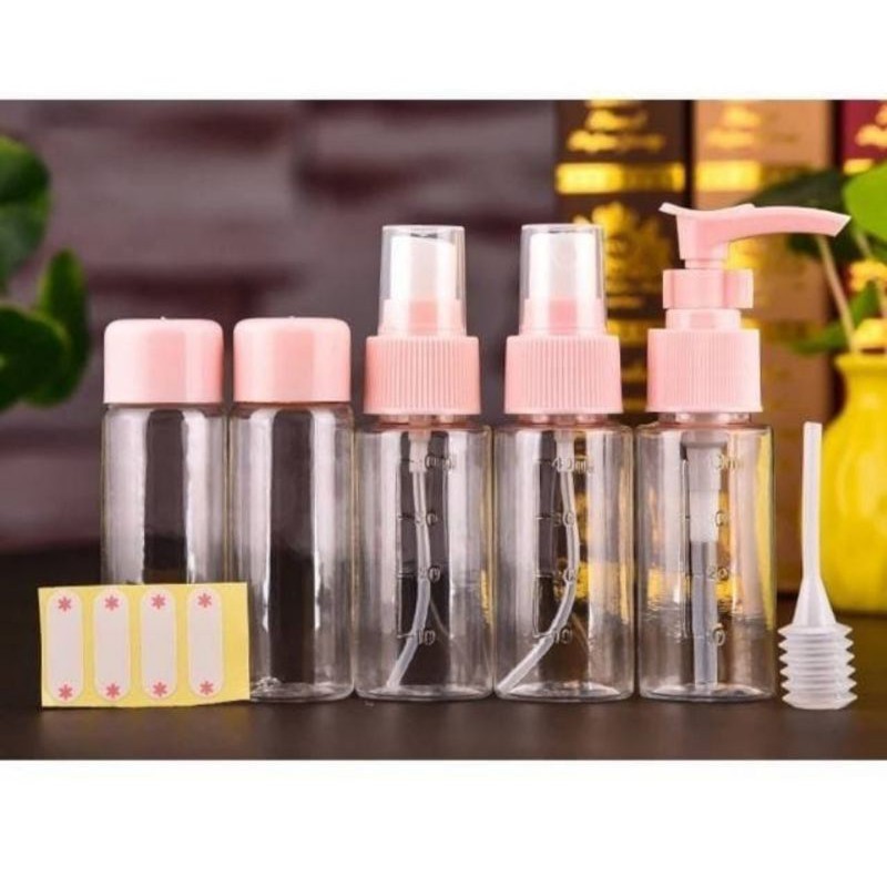 Set 5 IN 1 Spray Bottle Botol Semprot Botol Refill Spray Multifungsi