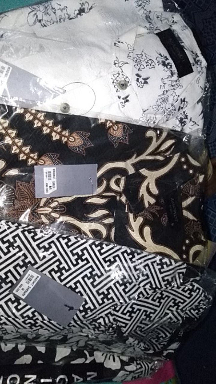 Maginot Kemeja Batik Sambara-ss Lengan Pendek Pria