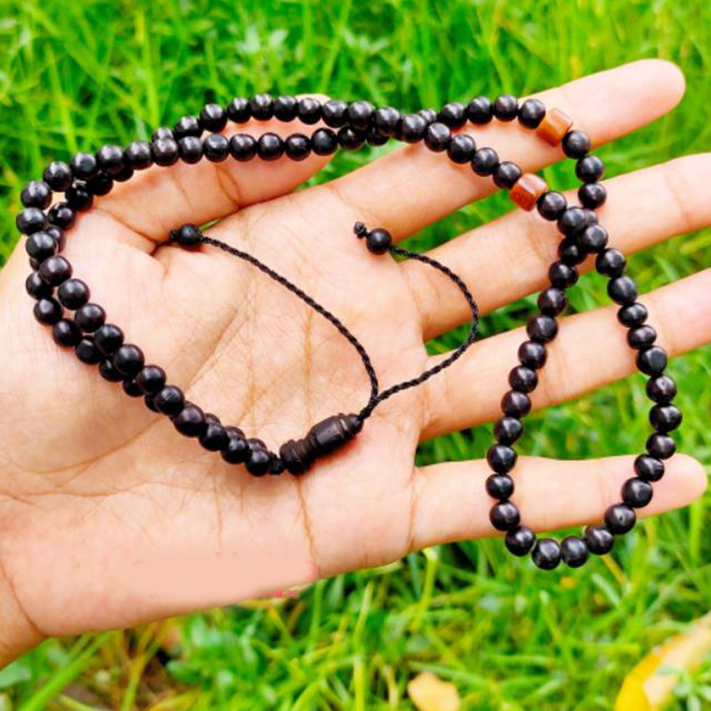 [✅COD] Kalung Tasbih Kayu Kesehatan 99 Butir Kaokah Koka Kokka Kaoka Kaukah Kokah Couple Pria Wanita Asli Original