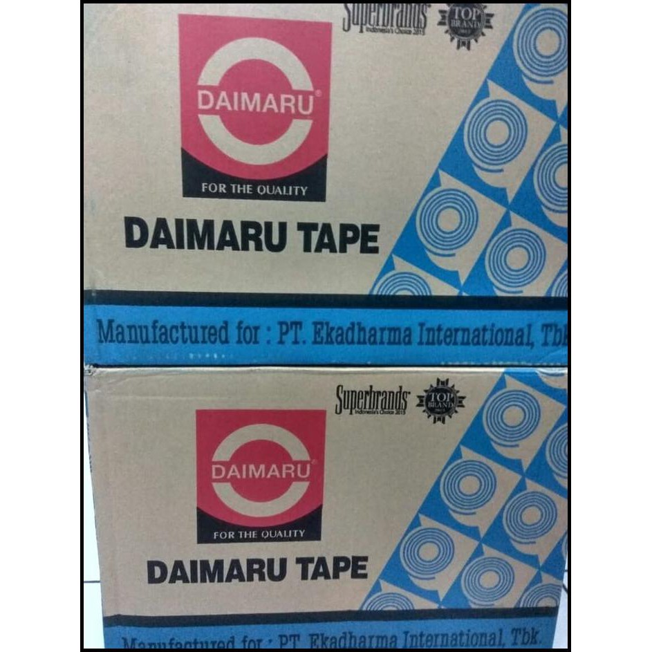 

PAKET HEMAT PROMO GILA 100 DUS LAKBAN DAIMARU BENING 90 YARD 2 INCH .1 DUS @72ROLL