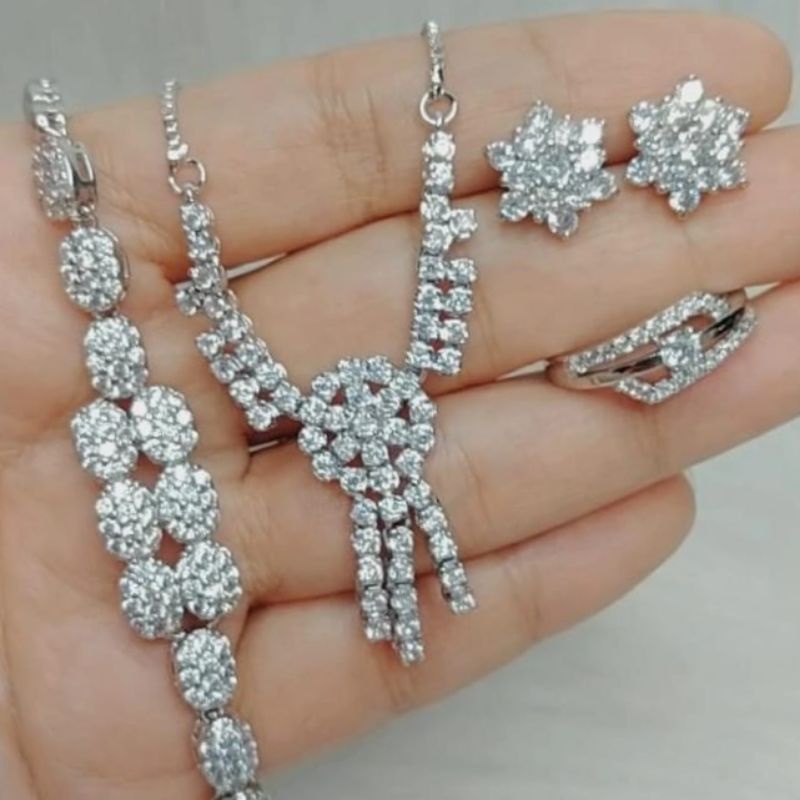 set Rodhium titanium. xuping medan sumbayak