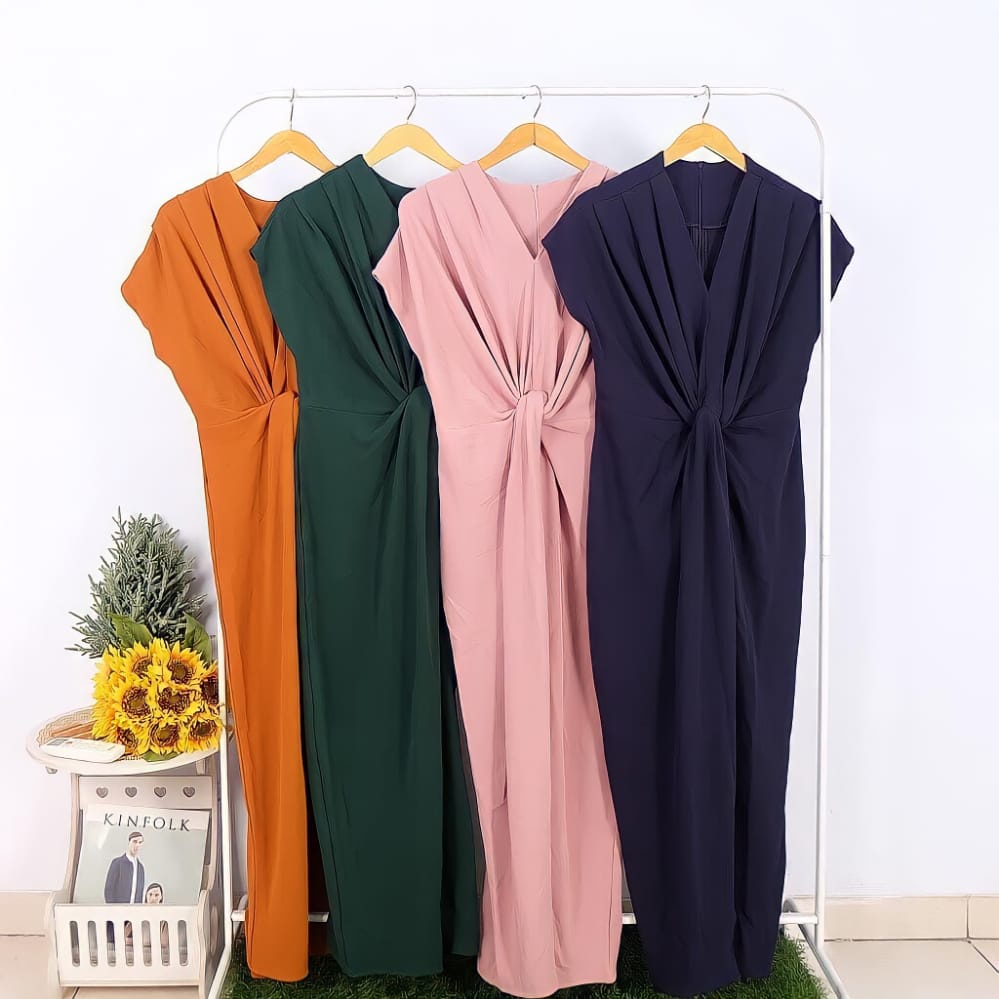 new Kaftan Wanita Basic Bahan moscrepe Premium Kaftan Zarfa kaftan 2in1 kaftan daster murah