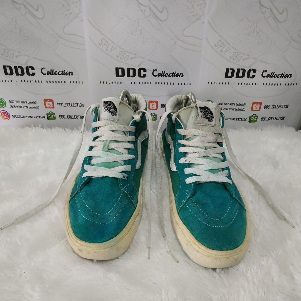 Preloved Vans SK8 Mid Green