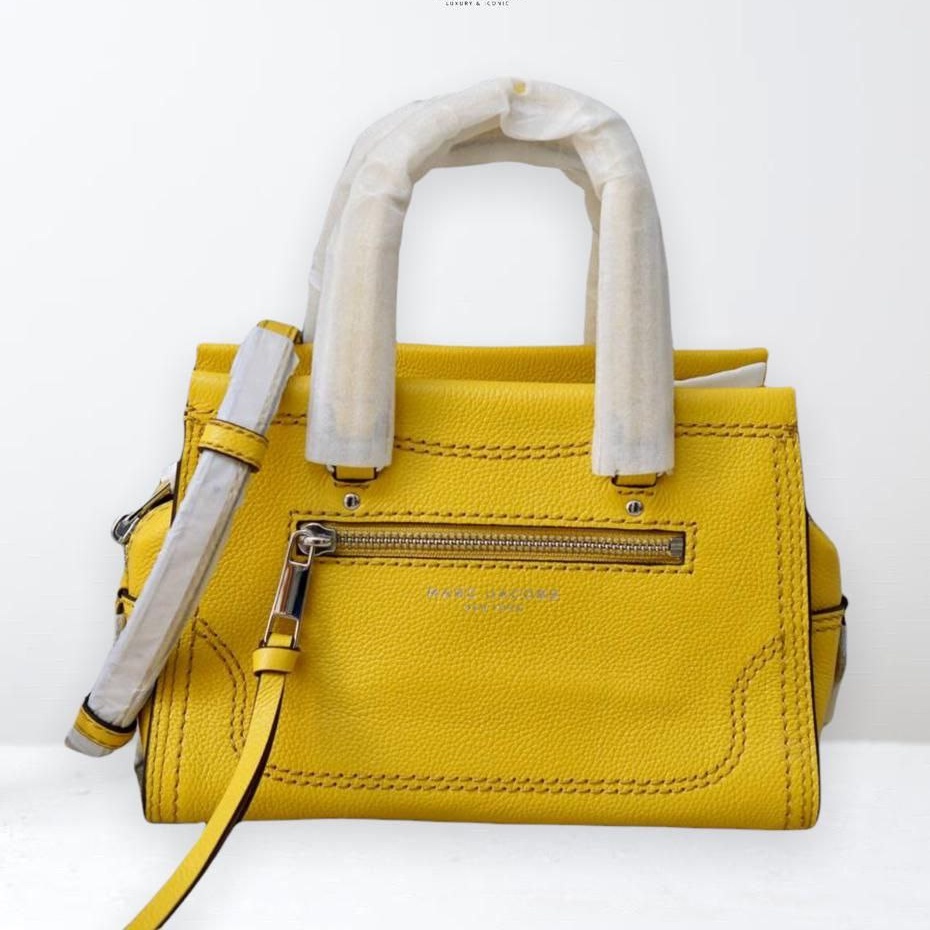 Tas Wanita Branded Marc Jacobs MJ Mini Cruiser Satchel Yellow Hot Spot - 100% Original - Hopestead S
