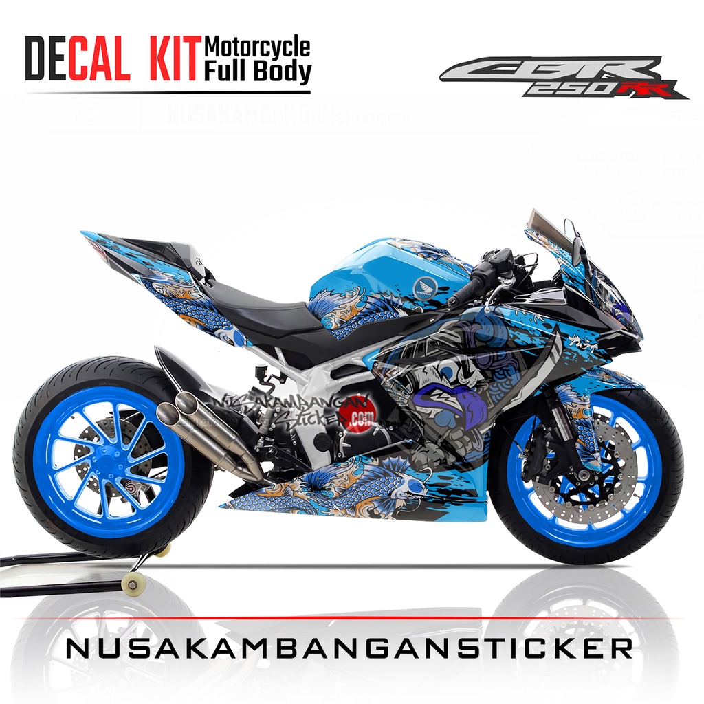 Stiker CBR 250 RR – Garuda Blue
