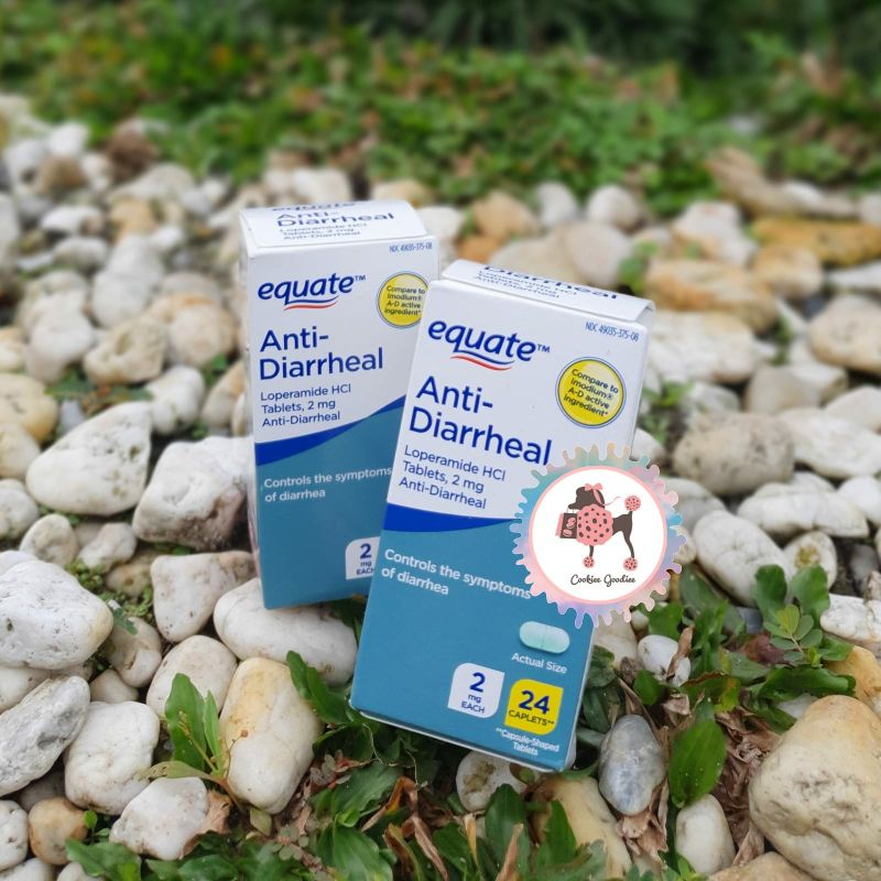 Jual Equate AntiDiarrheal Lope amide Hall Tablets 24ct Shopee Indonesia