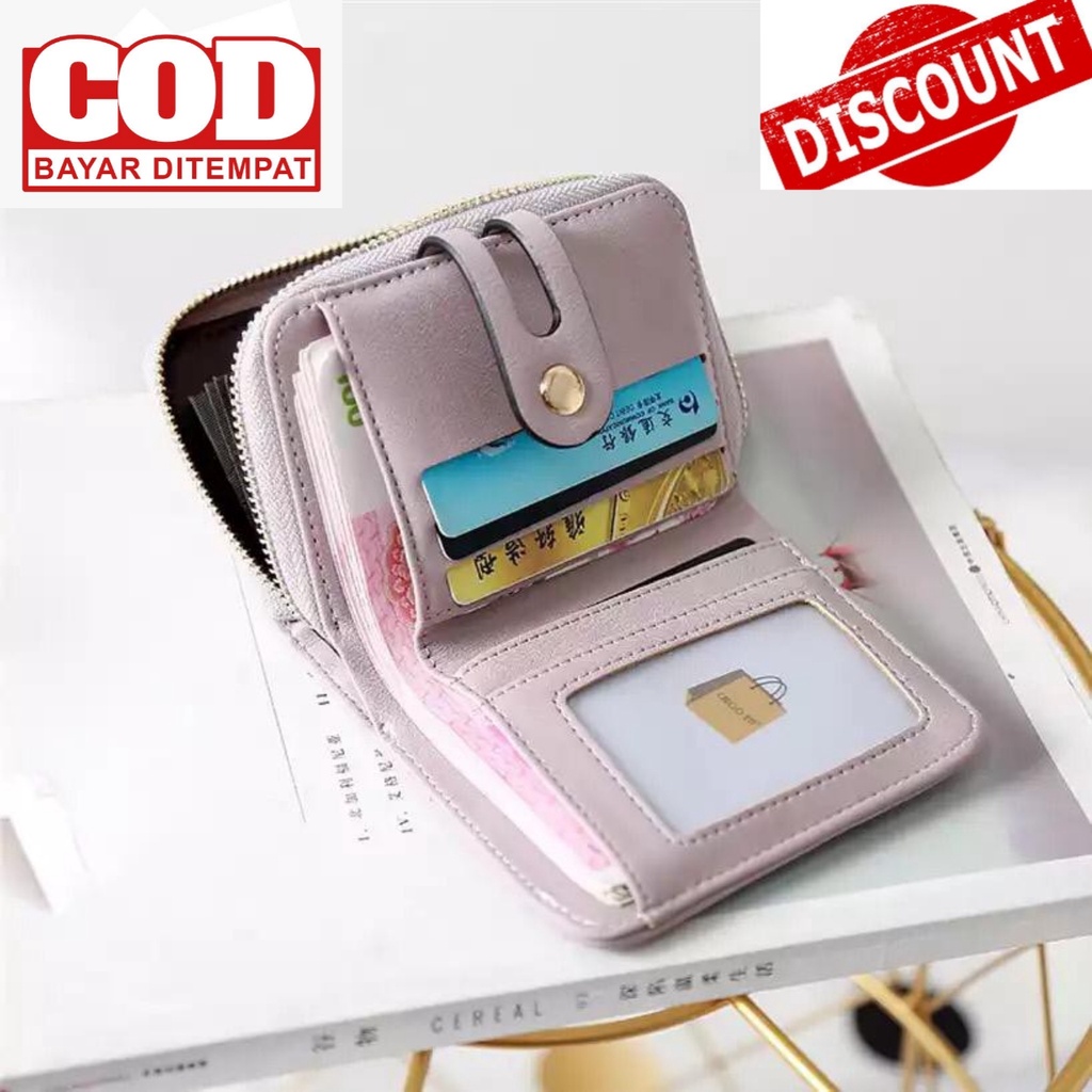 [ PROMO ] DOMPET MARI - DOMPET LIPAT WANITA MODEL TERBARU 2021 LUCU ELEGAN VIRAL dompet wanita / Dom