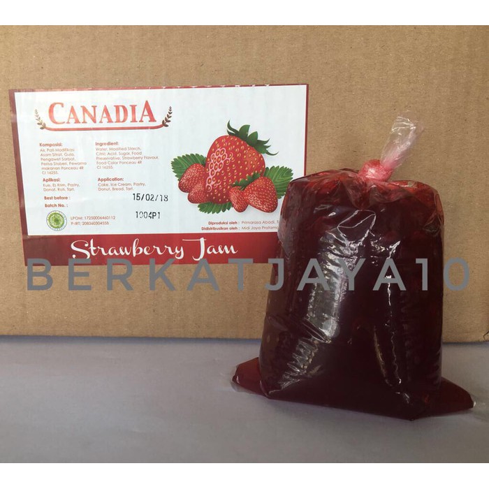 Prims food selai Strawberry Jam selai stroberi murah ekonomis repack 250 gr