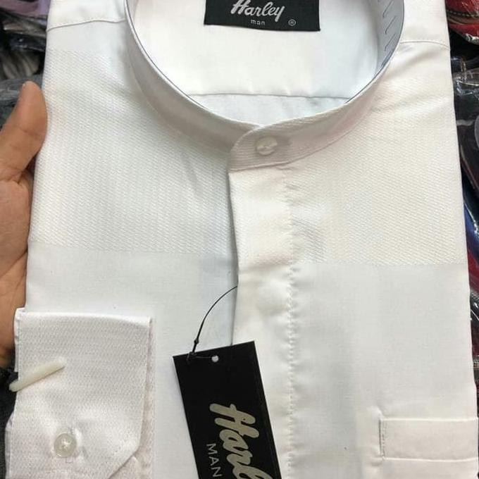 Kemko Pria Warna Putih Polos Harley Man