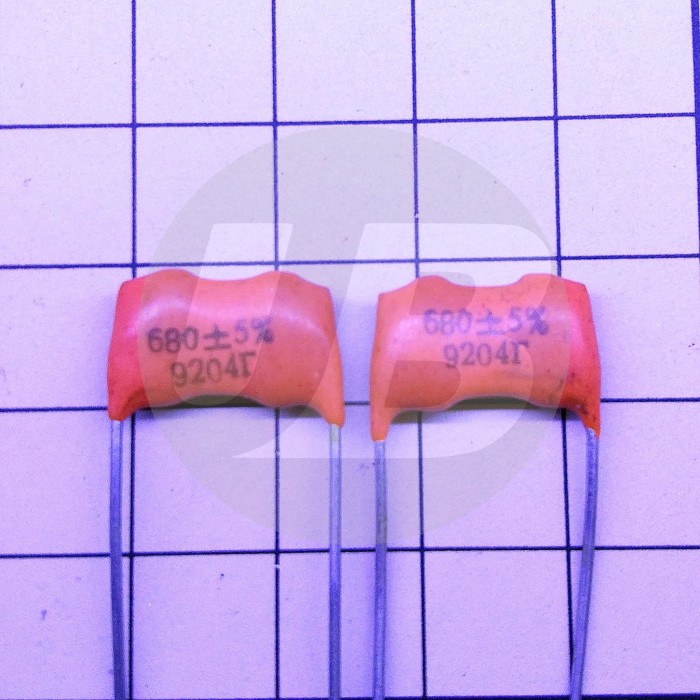 1pc 680pf 0.68nf 500V 5% Silver Mica Capacitor