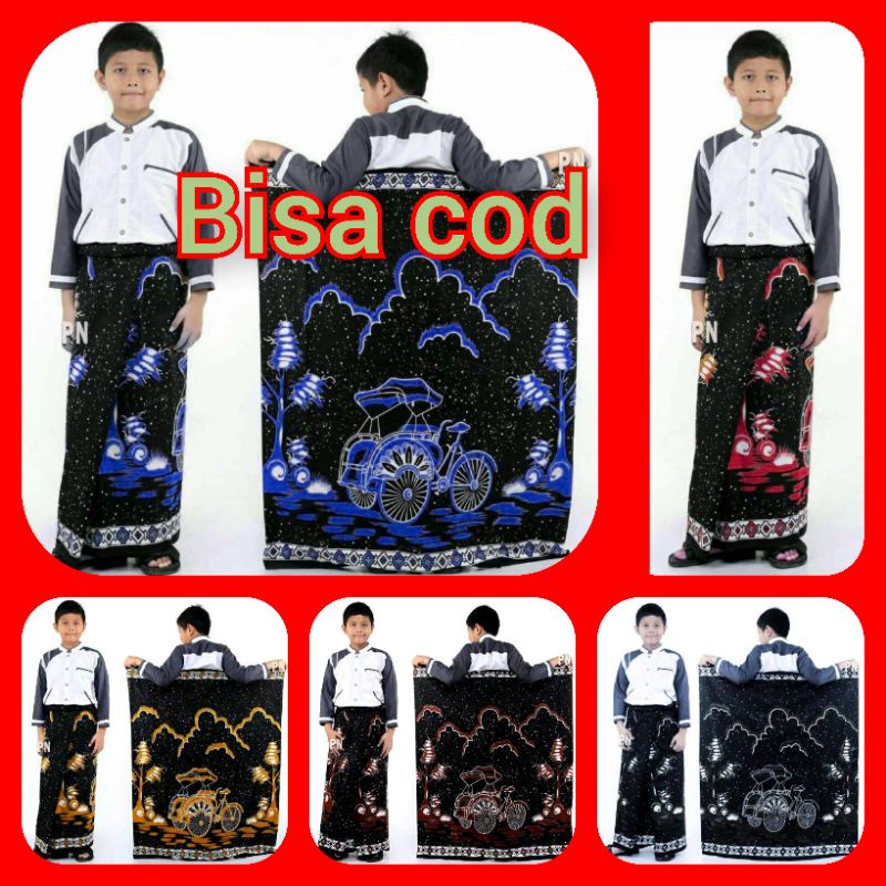SARUNG BATIK ANAK SD DAN SMP / SARUNG / SARUNG SANTRI / SARUNG BATIK PUTRA / SARUNG ANAK LAKI LAKI  