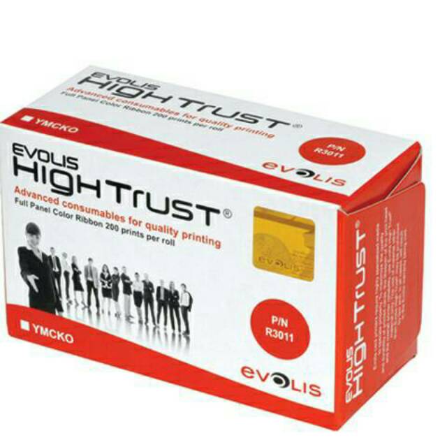 Ribbon YMCKO Evolis Pebble 4 pebble 3 Dualys PN R3011
