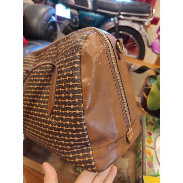 preloved fossil satchel