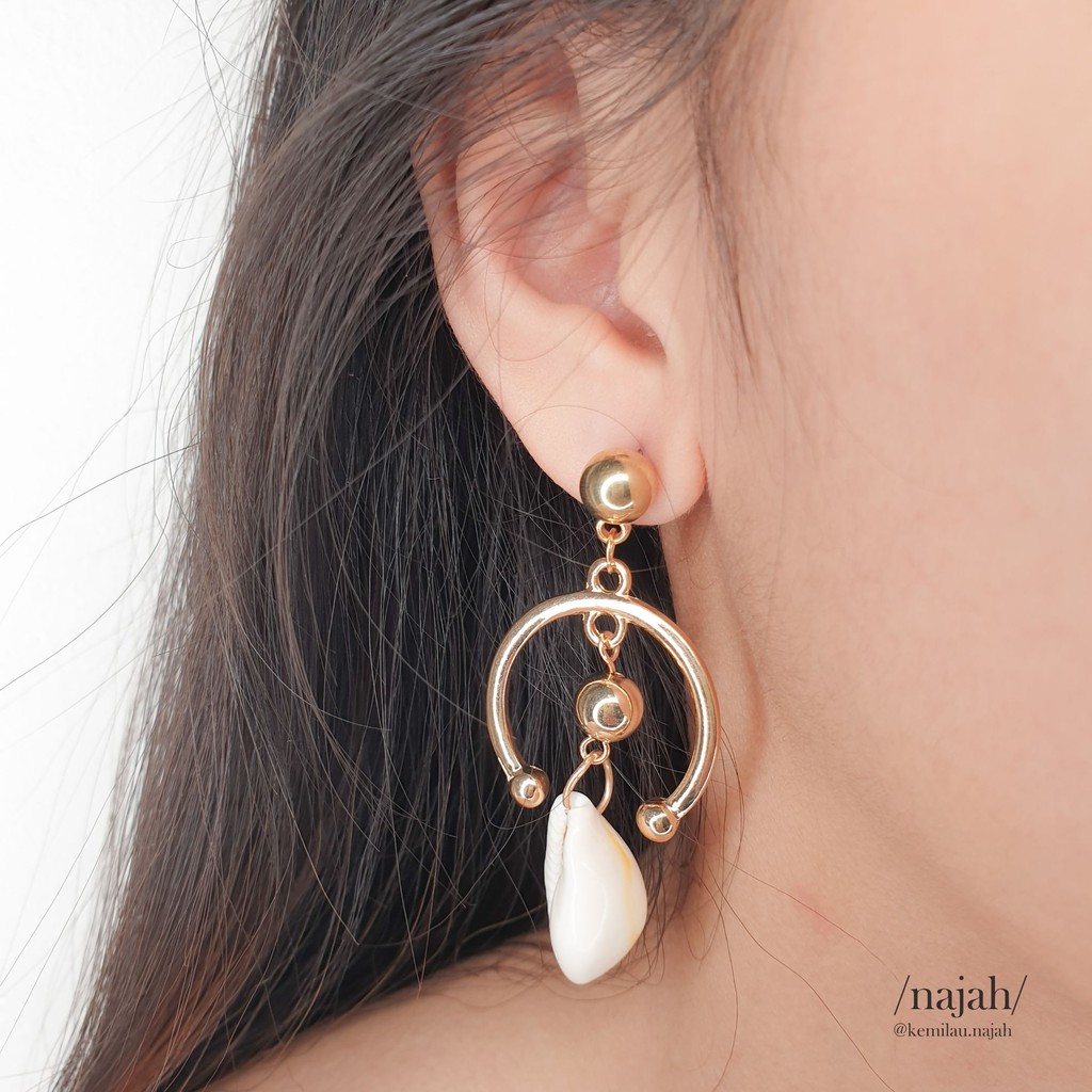 ANTING PANJANG KOREA | ANTING FASHION | ANTING TUSUK | ANTING PANJANG KPOP | ANTING KERANG PANJANG