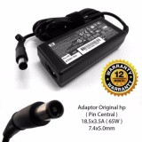 HP ORI CAS AN CASAN Original Adaptor Charger Laptop Nw8440 Nw9440 Nx6325 Nx7300 Nx7400 18.5v 3.5A (7