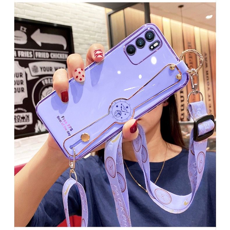 Case Samsung A23 5G A53 5G A33 5G A13 4G A23 4G A22 4G M32 M22 Tali Slempang Lanyard Soft Case