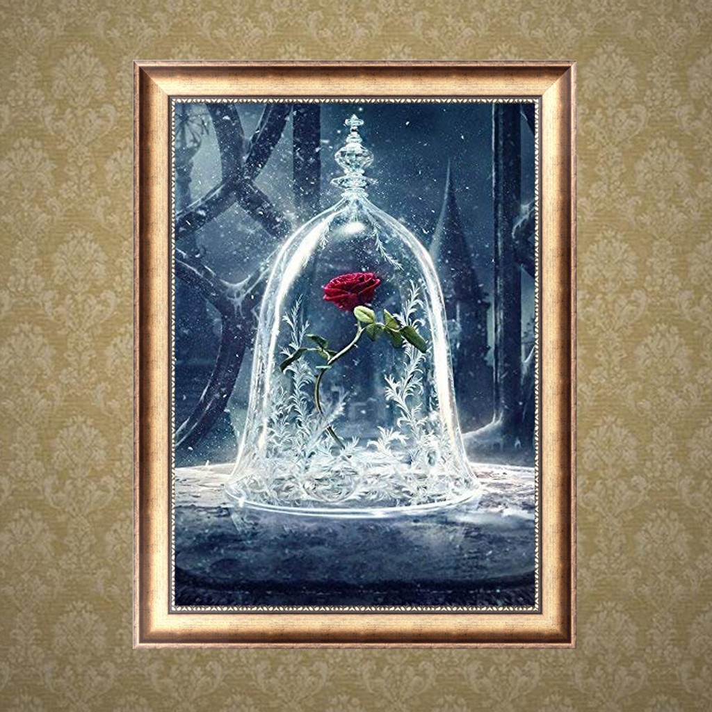 Diy Lukisan Diamond 5d Dengan Gambar Sangkar Burung Untuk Hiasan
