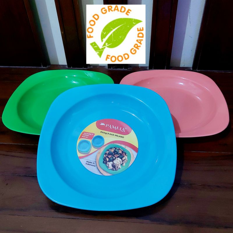 PIRING MAKAN PLASTIK/PIRING MAKAN SEGI/FOOD GRADE