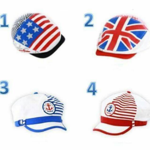 Topi Mini Jeans/Topi Anak Laki/Topi Motif Negara/