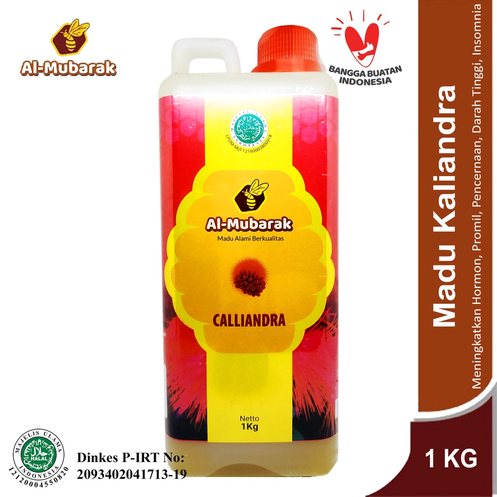

MADU KALIANDRA AL-MUBARAK 1KG Madu Murni 100% Madu Asli 1 KG