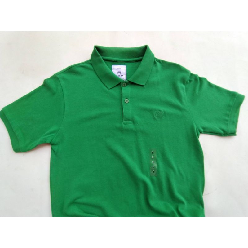 KAOS POLO PRIA NEVADA ORI HIJAU LENGAN PENDEK SIZE S