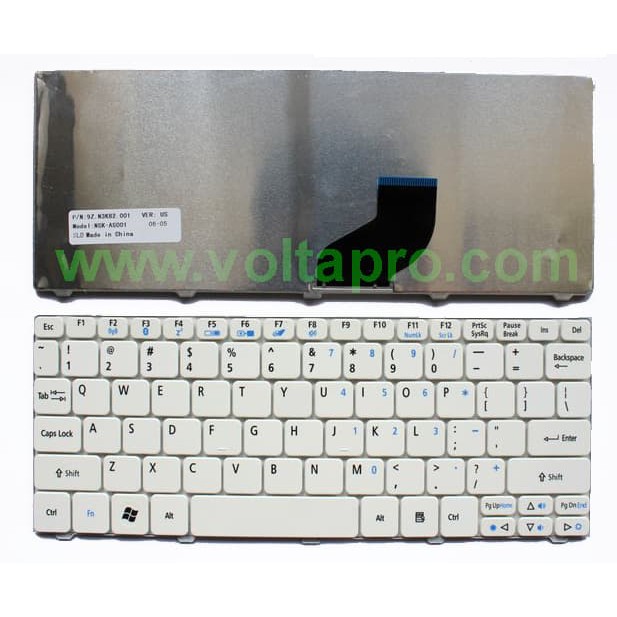 KEYBOARD ACER ASPIRE ONE HAPPY AO532H AO521 D255 AO255 AO257 D260 D270 EXCLUSIVE