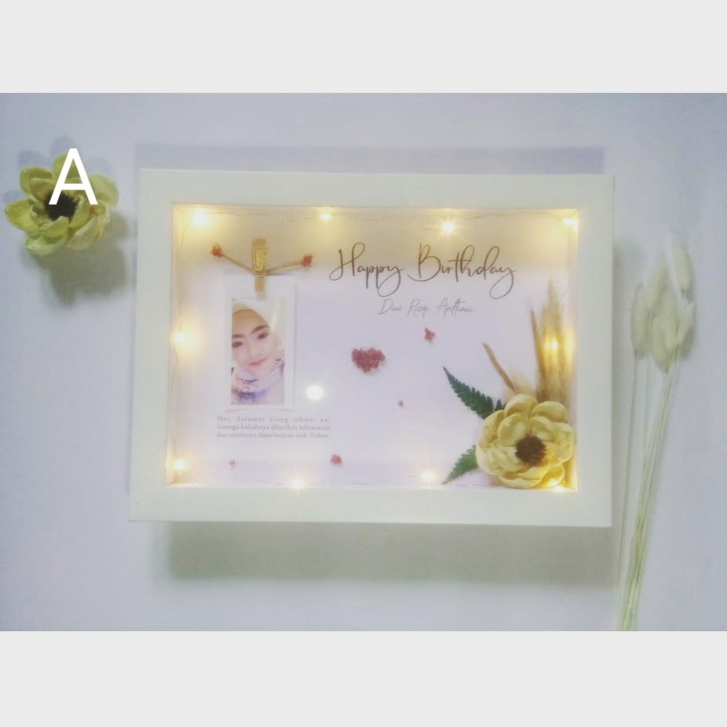 Flower in Frame 3D | Dried Flower 3D