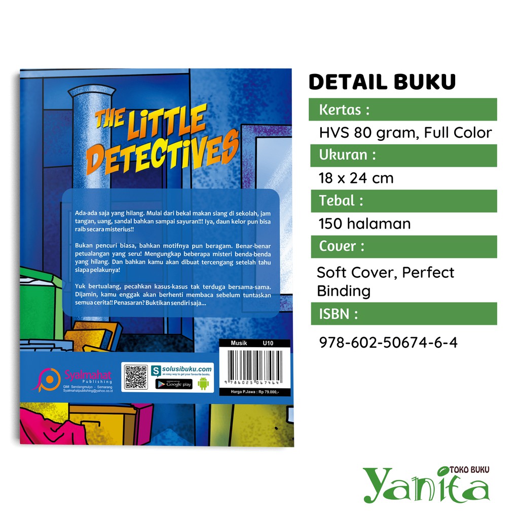 Syalmahat Publishing Buku Cerita Anak The Little Detectives Mengungkap Misteri Benda Yang Hilang