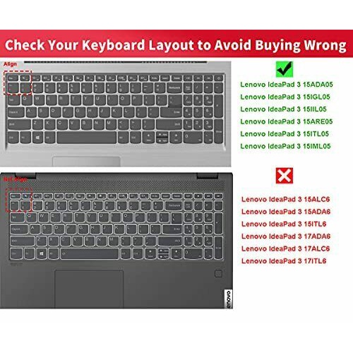 Skin Cover Pelindung Keyboard Laptop Untuk Lenovo Ideapad 3 15 15.6 17.3 Inch 2020 2021 3 15