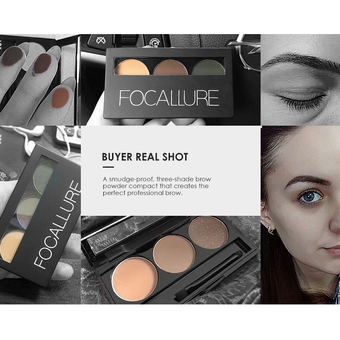 Focallure Eyebrow Powder Eyebrow Cream Pensil Alis Focallure Pencil Alis Focallure Focallur Fucallure Focalure Foccalure