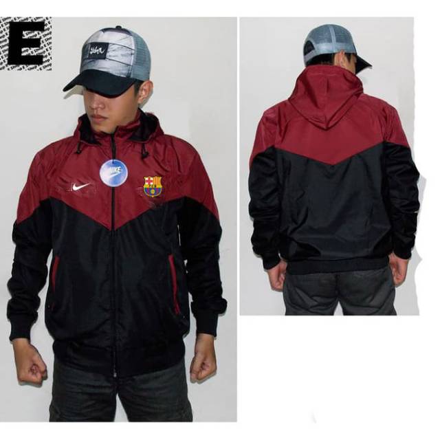jaket running barcelona